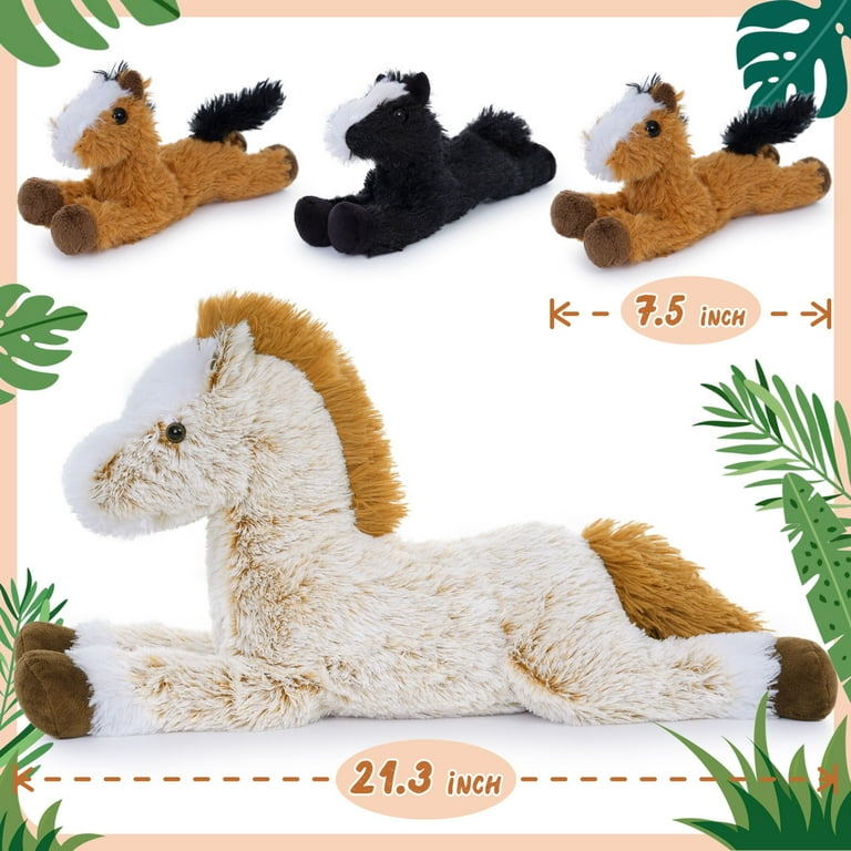 Tezituor 4Pcs Large Horse Stuffed Animal 21