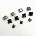 thumbnail image 4 of AMLESO 100 Ensembles Pointes Carrées Pyramides Rivets Sac DIY Chaussures Artisanat Cuir 8mm, 4 of 8