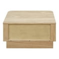thumbnail image 4 of Moe's Home Collection Round Off 1-Drawer Bedroom Nightstand in Oak, 4 of 4
