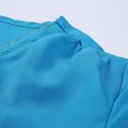 thumbnail image 6 of Womens Tops Dressy Casual Zipper Button Blouse Tee Womans Long Sleeves Tank Loose Chiffon Shirt Sweatshirt ,Sky Blue,X-Large, 6 of 8