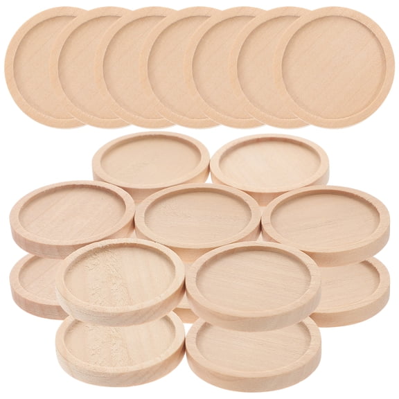 LABSERRON Pendant Base For Jewelry Making Khaki 50Pcs 1.2In