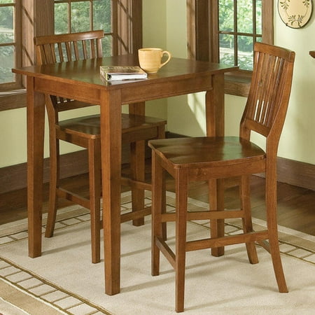 Home Styles Arts and Crafts Pub Table in Cottage Oak