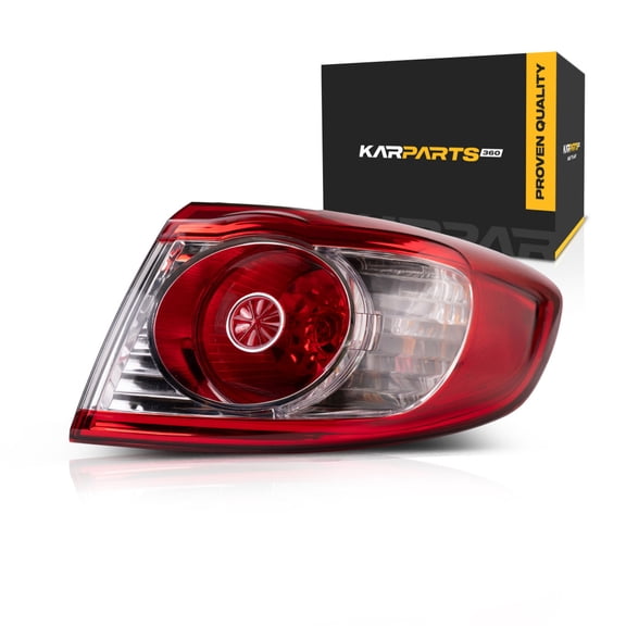 CarLights360: For Hyundai Santa Fe Tail Light Assembly 2010 2011 2012 Passenger Side | DOT Certified | HY2805117 | 92402-0W500