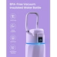 thumbnail image 4 of WaterH Boost Smart Water Bottle Reminder to Drink Water, 24oz Bpa-Free Stainless Steel Vacuum Insulated, Wide Mouth with App, for Gift, 4 of 6
