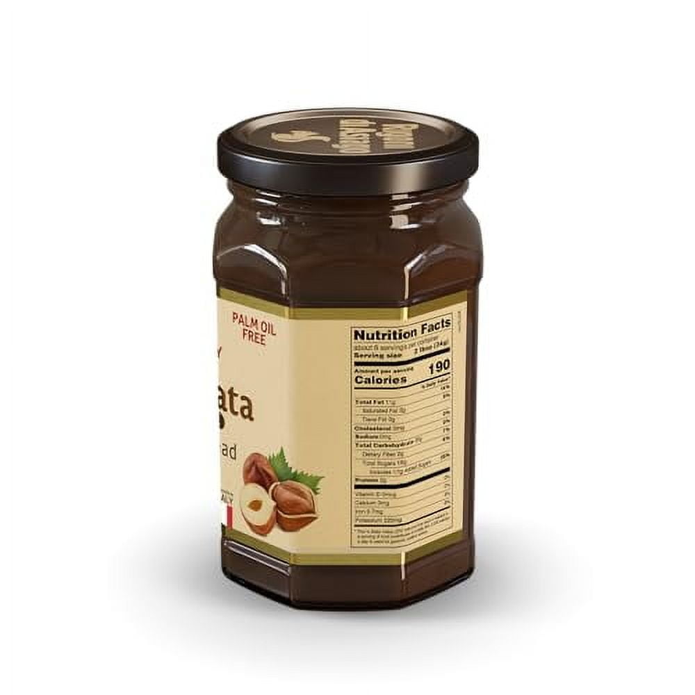 Rigoni Organic Dairy Free Nocciolata Classic Hazelnut Spread, 8.82 OZ (Pack of 6)