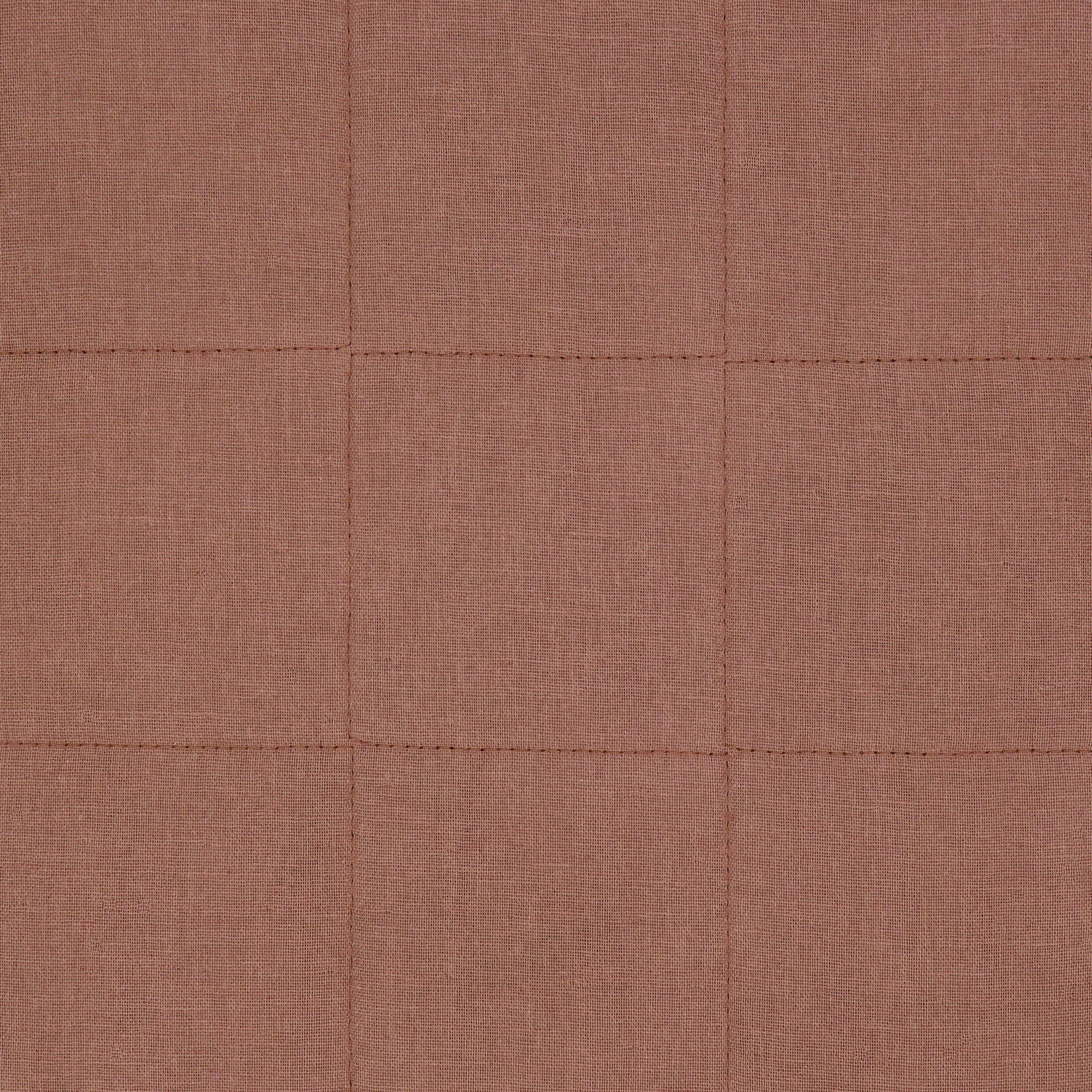 Allswell Linen Blend 3-Piece Quilt Set, Full/Queen, Savannah Taupe Brown