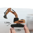 thumbnail image 2 of 1/64 Mini RC Excavator with Metal Shovel - 2.4GHz Anti-Interference, Rechargeable | Parent-Child Interactive Toy for Boys & Girls 3+, 2 of 8