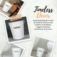 thumbnail image 6 of Autumn Alley Farmhouse White Metal Trash Can Pail Rustic Bathroom Accessories, 6 of 10