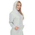 thumbnail image 2 of White Mark Women's Hoodie Sweatshirt Dress, 2 of 5