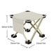 thumbnail image 2 of Yuarrent Sillas plegables ligeras para aventuras de mochilero Sillas plegables Compactas Fáciles de instalar Duraderas carpas blanco Gran tamaño, 2 of 6