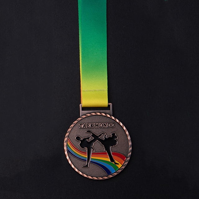 Juego deportivo Medallas Ganador Premio Hornear Pesca Taekwondo Medallas (Cobre) Sywqhk Para Estrenar