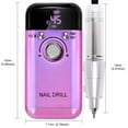 thumbnail image 7 of 45000RPM Electric Nail Drill Machine Professional Nail Drills for Gel Nails Polish Low Noise Rechargeable  Portable Nail File, 7 of 7