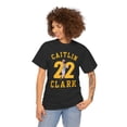thumbnail image 2 of 2024 Caitlin Clark #22 layup for Basketball for fan gifts Unisex Cotton Tee, 2 of 7