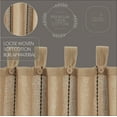 thumbnail image 6 of VHC Brands Stitched Burlap Curtain Valance, Natural, 16x60, 6 of 7