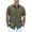 Army Green, variant on COOFANDY Men's Lightweight Breathable Short Sleeve Shirt, 100% Polyester, Easy-Care Wrinkle-Resistant for Daily Casual and Office Wear