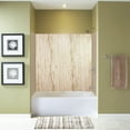 thumbnail image 2 of Transolid EWK603672-41 Expressions 3-Panel Shower Wall Kit, 36-in L x 60-in W x 72-in H, Bianca, 2 of 7