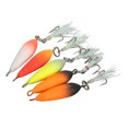 thumbnail image 4 of Winter Ice Fishing Treble Hook, Carbon Steel Fishing Tools  Durability Incisive Vivid Pattern Better Penetration  For Fishing Box, 4 of 8