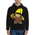 thumbnail image 3 of Curious George 5 Hoodie Fashion Hip Hop Women/Men Hoodie Sweatshirt With Pocket, 3 of 8