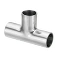 thumbnail image 1 of Unique Bargains T Joint Diviseur de Conduit, 3/4 Pouce 3 Voies Conduit Soudure Connecteur T Forme Tuyau d'Échappement en Métal Raccord Rond, 1 of 6