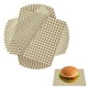 thumbnail image 1 of Uxcell 200 Pcs Hojas de Papel encerado para Alimentos, 8.7 x 8.7 Pulgadas, Papel para Envolver a Prueba de Grasa, Forros de Cesta de Alimentos a Cuadros para Sándwiches y Hamburguesas, Marrón, 1 of 7