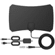 thumbnail image 1 of Antena de TV Antena HDTV digital Antena interior Amplificador HDTV Antena de TV súper plana para DVB-T DVB-T2 DTMB ATSC / DMB-T / ISDB-T / Admite canales gratuitos 4K HD / 1080p, etc. Xemadio 2035947, 1 of 9