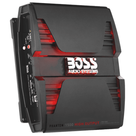 BOSS Audio Systems PM1500 Monoblock Car Amplifier, 1500 Watts, Mosfet Power