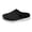 Black, variant on Men's Knit Orthopedic Clogs Breathable Backless Sneakers Casual Walking Casual Mules Lightweight Half Shoes for Indoor Outdoor Black Size 6.5