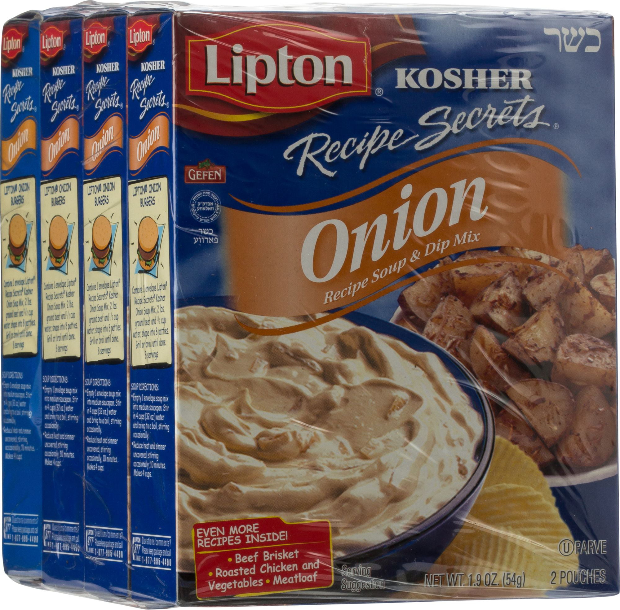 Product Of Lipton Kosher Onion Soup Dip Mix 4 Pk 7 6 Oz Walmart Com Walmart Com