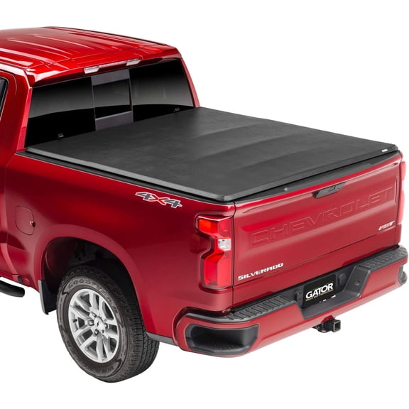 Gator GMC Soft Tri-Fold Truck Bed Tonneau Cover | Compatible with 2019-2023 Silverado/Sierra 1500 | 5'8" Bed