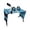 Blue, variant on Dog Grooming Hammock,Foldable Pet Bathing Bed with Stand,Perfect for Dog Trim Hair & Nail Trimming,4-Hole Design for Dogs Bathing Restraint Rack