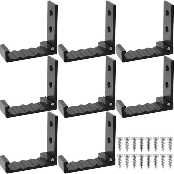 8Pcs Wall Mounted Foldable Hook Aluminium Wall Folding Hooks with 18 Screws Easy to Install Flexible Wall Mounted Foldable Hook Convenient Storage Wall Folding Hooks for Bathrooms