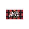 thumbnail image 2 of Christmas Kitchen Rug Set of 2 Absobent Kitchen Mats for Floor,Red Christmas Buffalo Plaid Grid Kitchen Floor Mats for Bathroom,Room Door (47x17+30x17in), 2 of 7
