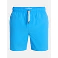 thumbnail image 5 of Laguna Men's Pebbled Stretch Volley Swim Trunks with Brief Liner, 7" Inseam, Sizes M-2XL, 5 of 5