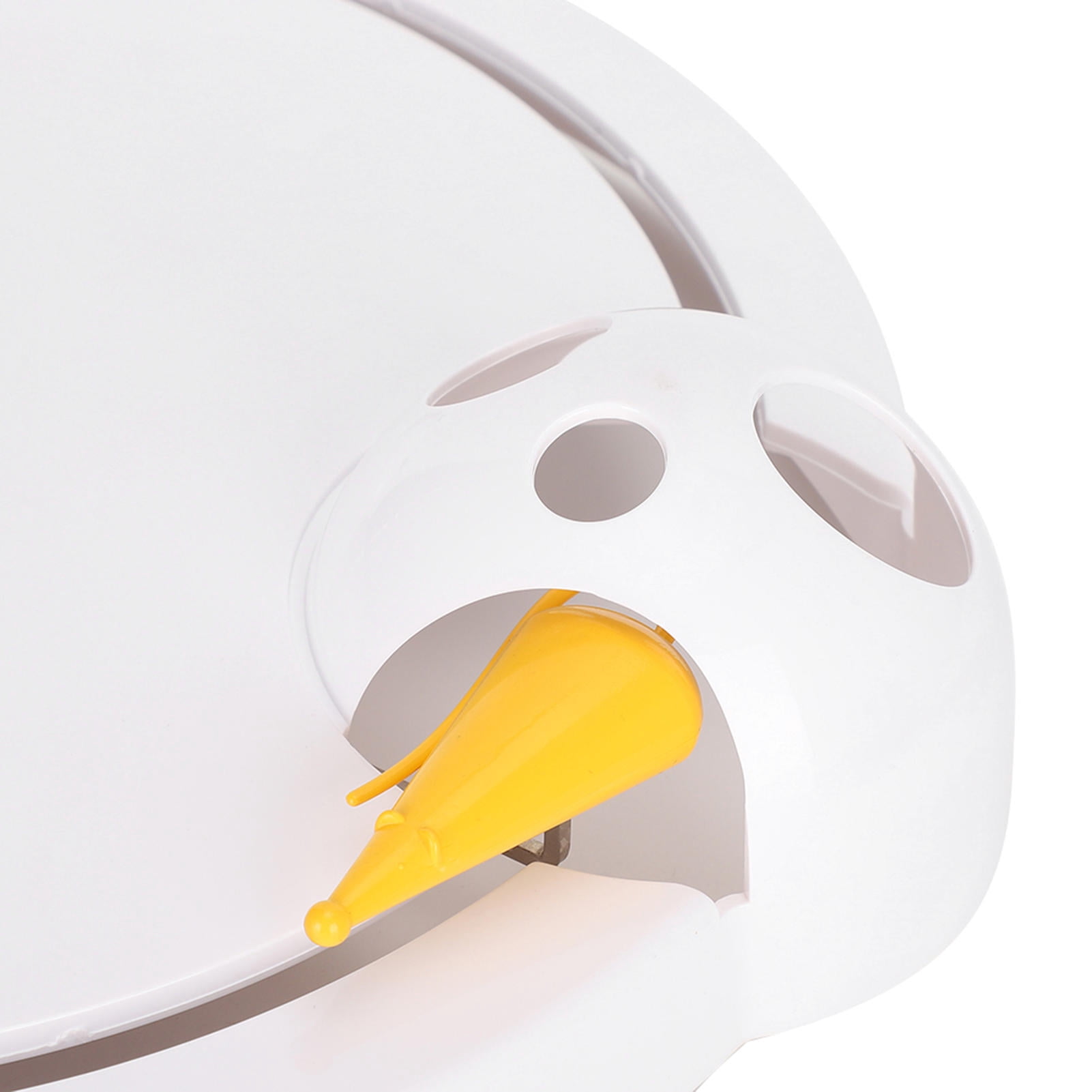 YAHHU Smart Electric Cat Turntable Toy – 4‑Mode Spinning Mouse, Anti‑Skid Pads, Durable Build, White