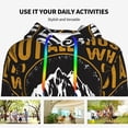 thumbnail image 4 of Salouo Not All Those Who Wander Are Lost 1 Pattern Hoodie Sweatshirts for Women, Autumn Pullover Hoodie Workout Sweat Women's Long Sleeve Preppy Sweatshirts-Medium, 4 of 7
