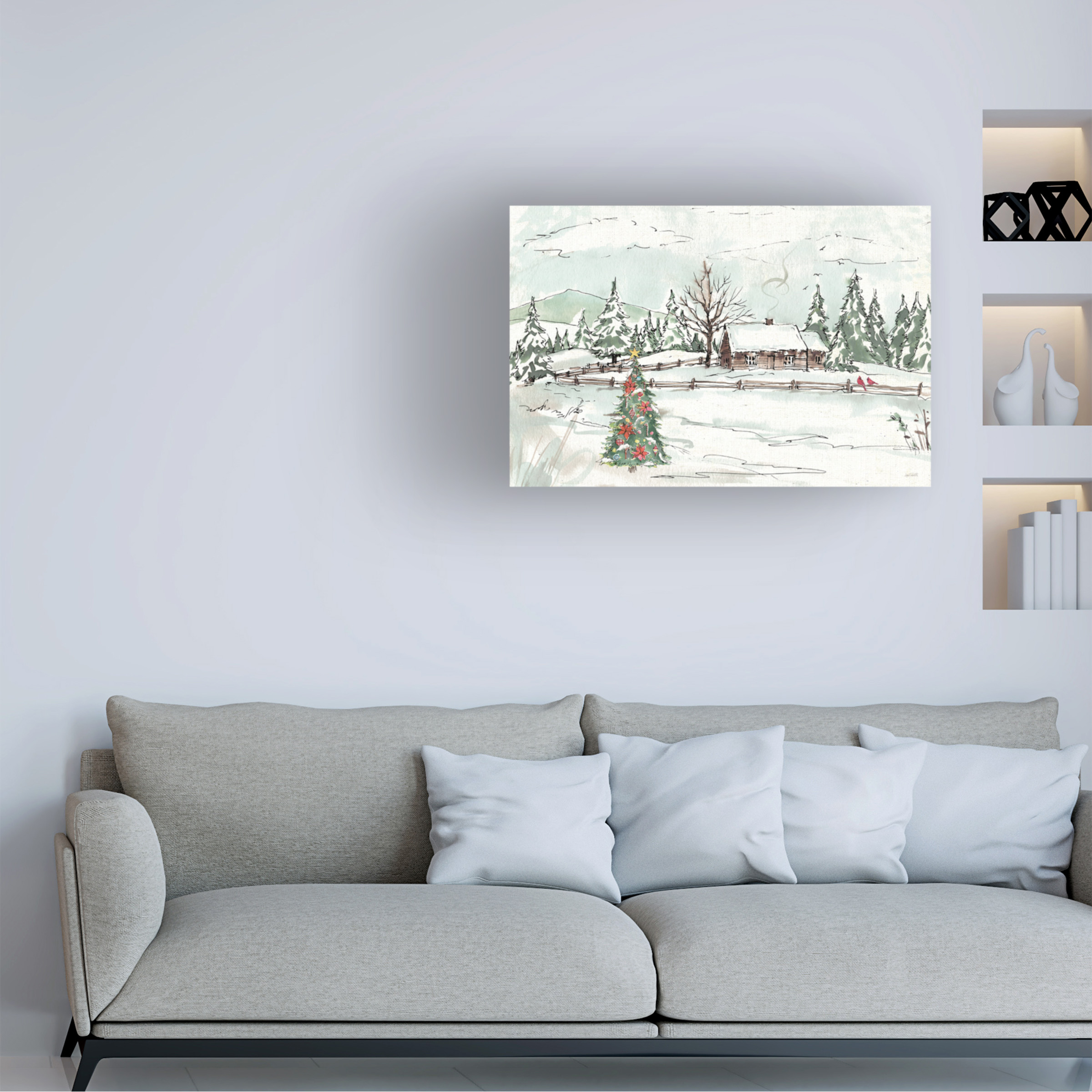 Trademark Fine Art 'Seasonal Charm X' Canvas Art by Anne Tavoletti