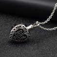 thumbnail image 3 of Huanledash Heart Shape Dad Keepsake Ashes Cremation Pendant Memorial Urn Necklace Jewelry, 3 of 6