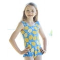 thumbnail image 5 of Millie Loves Lily Female Lemon Print Ruffle-Accent Swimsuit One-piece UPF 50, Sizes 2-10, 5 of 7