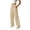 Khaki, variant on Dxzfnsa Women's Wide Leg Sweatpants Casual Solid Color Straight Leg Sweat Pants Womens Soft Drawstring Elastic Pants with Pockets