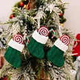 thumbnail image 5 of AmaMary Mini Christmas Stockings 3 Pcs 4.3 x 3.9" Knitted Rustic Christmas Stockings Tiny Xmas Stockings Christmas Tree Ornaments for Party Holiday Family Home Décor, 5 of 6