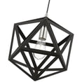 thumbnail image 6 of 41328-04 Livex Lighting Ashland - 1 Light Pendant In Geometric Style-20.75 Inches Tall and 13 Inches Wide-Black/Brushed Nickel Finish    -Traditional, 6 of 11