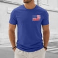thumbnail image 5 of mgoYE 250 Shirt 1776-2026 Tee Vintage American Flag Short Sleeve Shirt Tshirt Men(Blue,2XL), 5 of 8