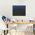 thumbnail image 5 of Lsque Black Blue Glitter Sparkles Print Wall Art – Decorative Picture for Living Room, Bedroom, and Office (Horizontal), 5 of 6