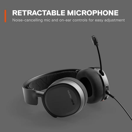 SteelSeries Arctis 3 - All-Platform Gaming Headset - for PC, PlayStation 4, Xbox One, Nintendo Switch, VR, Android, and iOS - Black