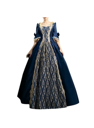 12+ Blue Victorian Dress