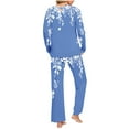 thumbnail image 3 of Tnhcen 2 Piece Women's Pajamas Sets Long Sleeve Lounge HomewearSoft Ladies Pjs Sets for Women S-3XL, 3 of 5