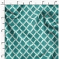 thumbnail image 2 of Soimoi Green Fabric - By the Yard - 56 Inch Wide - Diamond Grid Geometric Material - Elegant and Minimalist Patterns for Various Uses Printed Fabric, 2 of 6