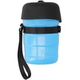 thumbnail image 1 of Botella para beber para mascotas, botella de agua para perros de alto rendimiento fácil de transportar, resistencia a las mordeduras antivibración para perros (azul). Afortunado Sencillez, 1 of 5