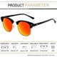 thumbnail image 4 of Gafas de sol Joopin Trendy Club Masters con efecto espejo rojo polarizado, 4 of 6