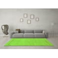 thumbnail image 3 of Ahgly Company Indoor Rectangle Abstract Green Modern Area Rugs, 5' x 7', 3 of 4